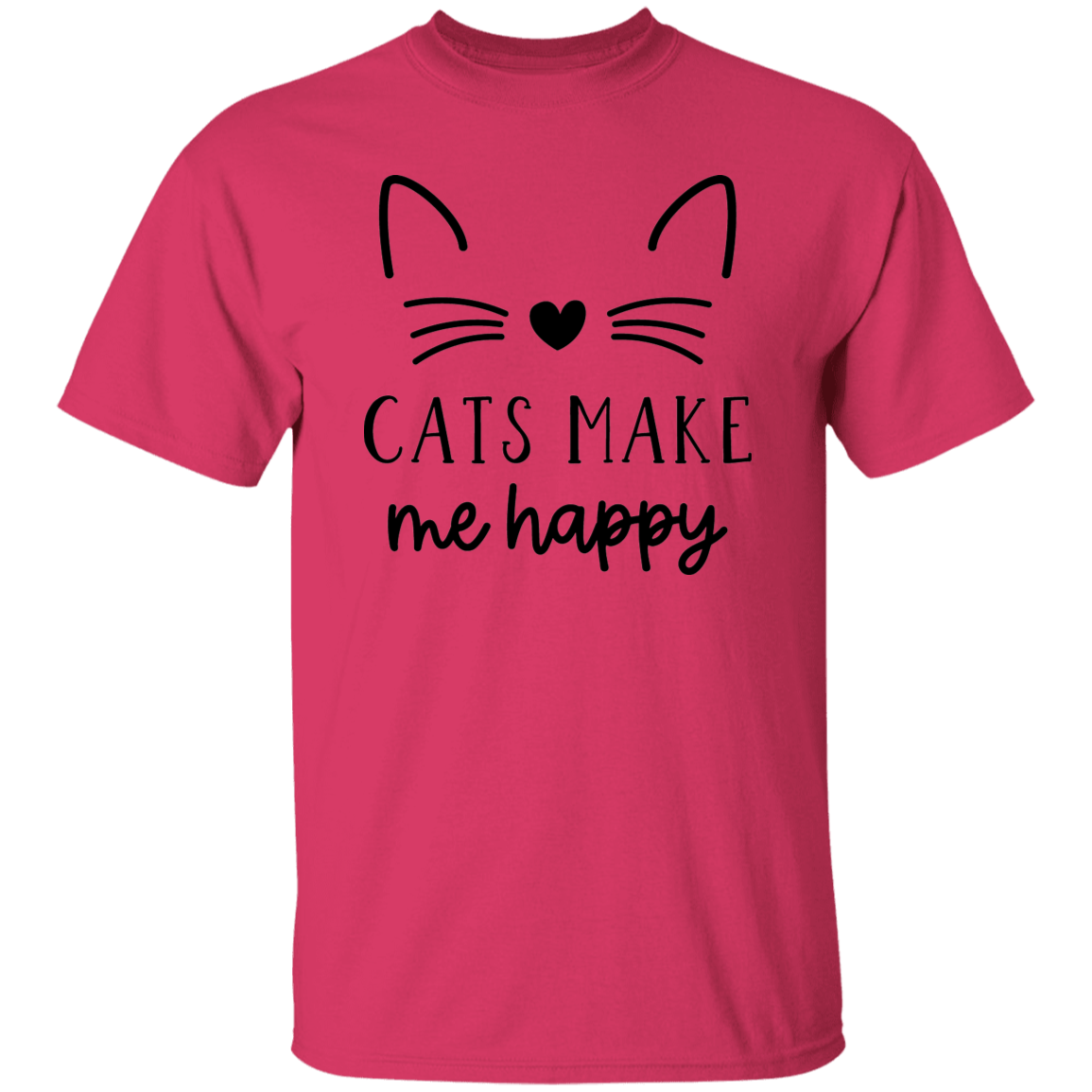 Cats make me happy