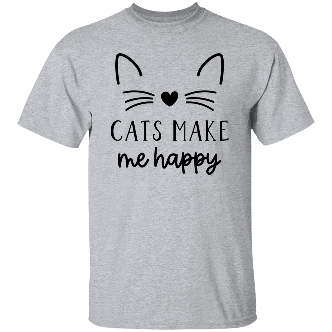 Cats make me happy