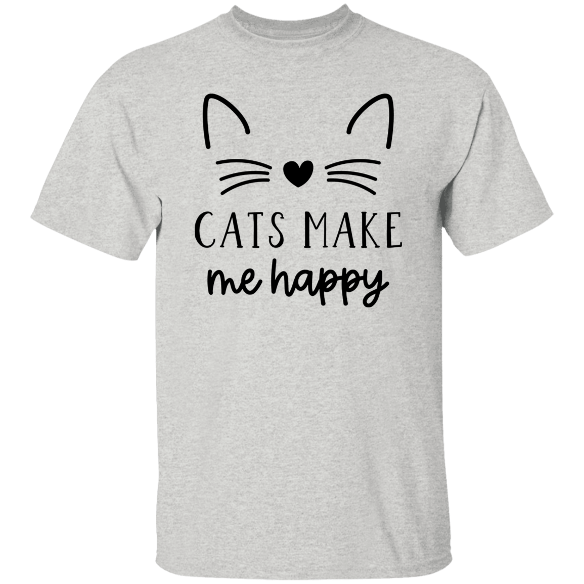 Cats make me happy