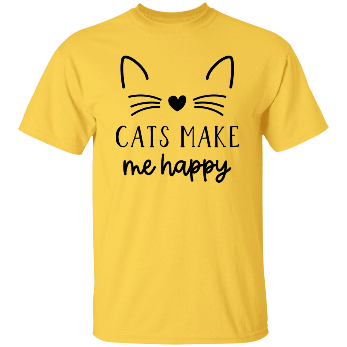 Cats make me happy