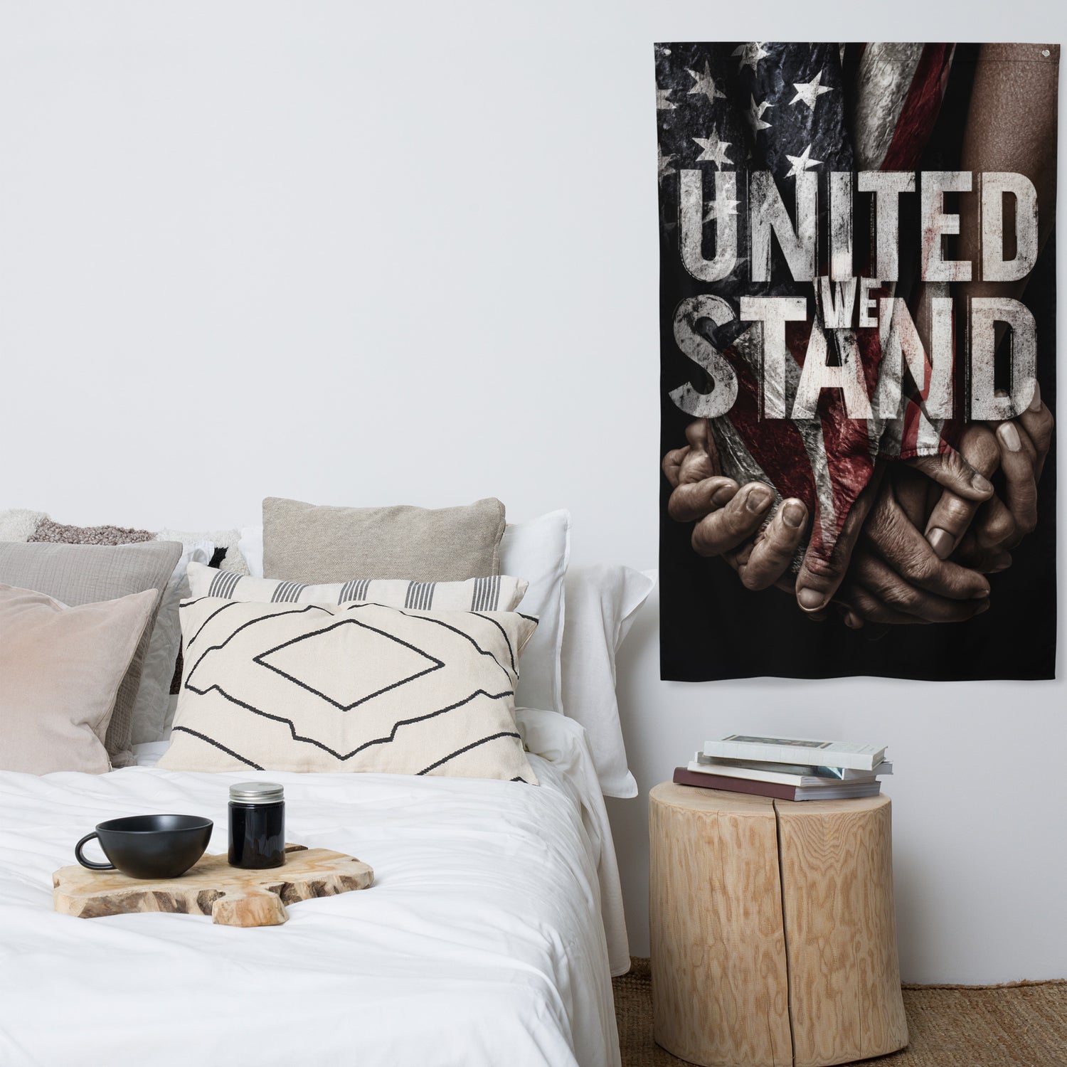 United we stand wall art poster