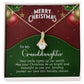 To My Granddaughter - Christmas Gift - Alluring Beauty Necklace