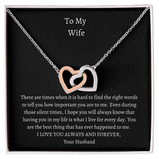 To My Wife Double Heart