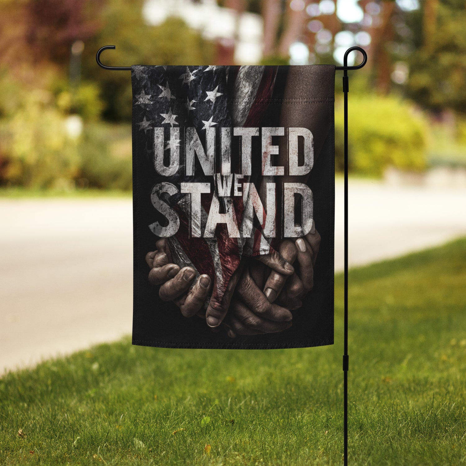United We Stand garden flag