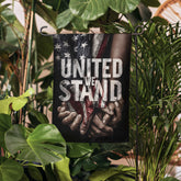 United we stand patriotic flag