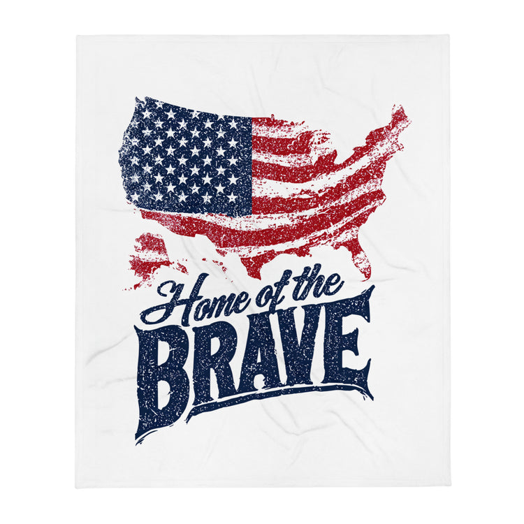 Patriotic American flag blanket