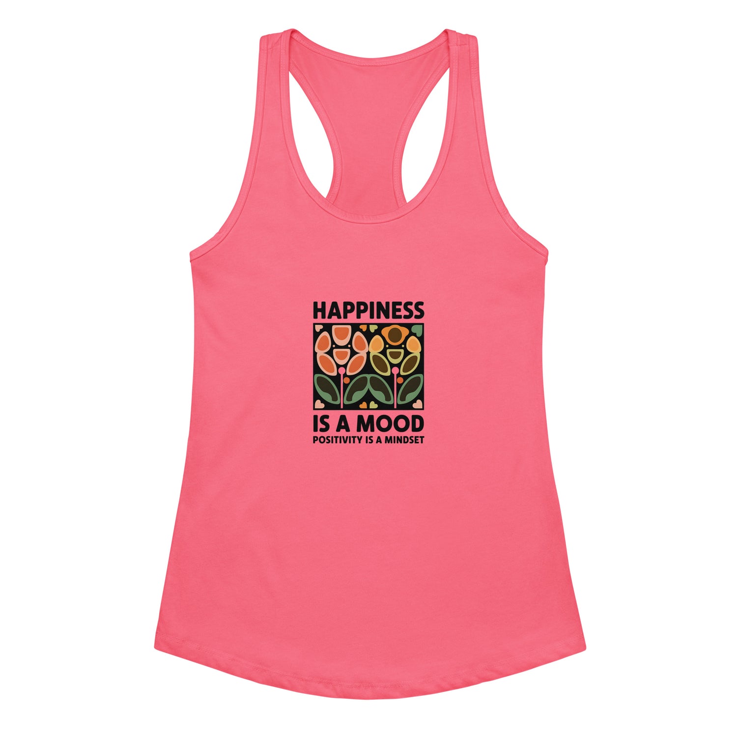 womens fitted racerback tank top