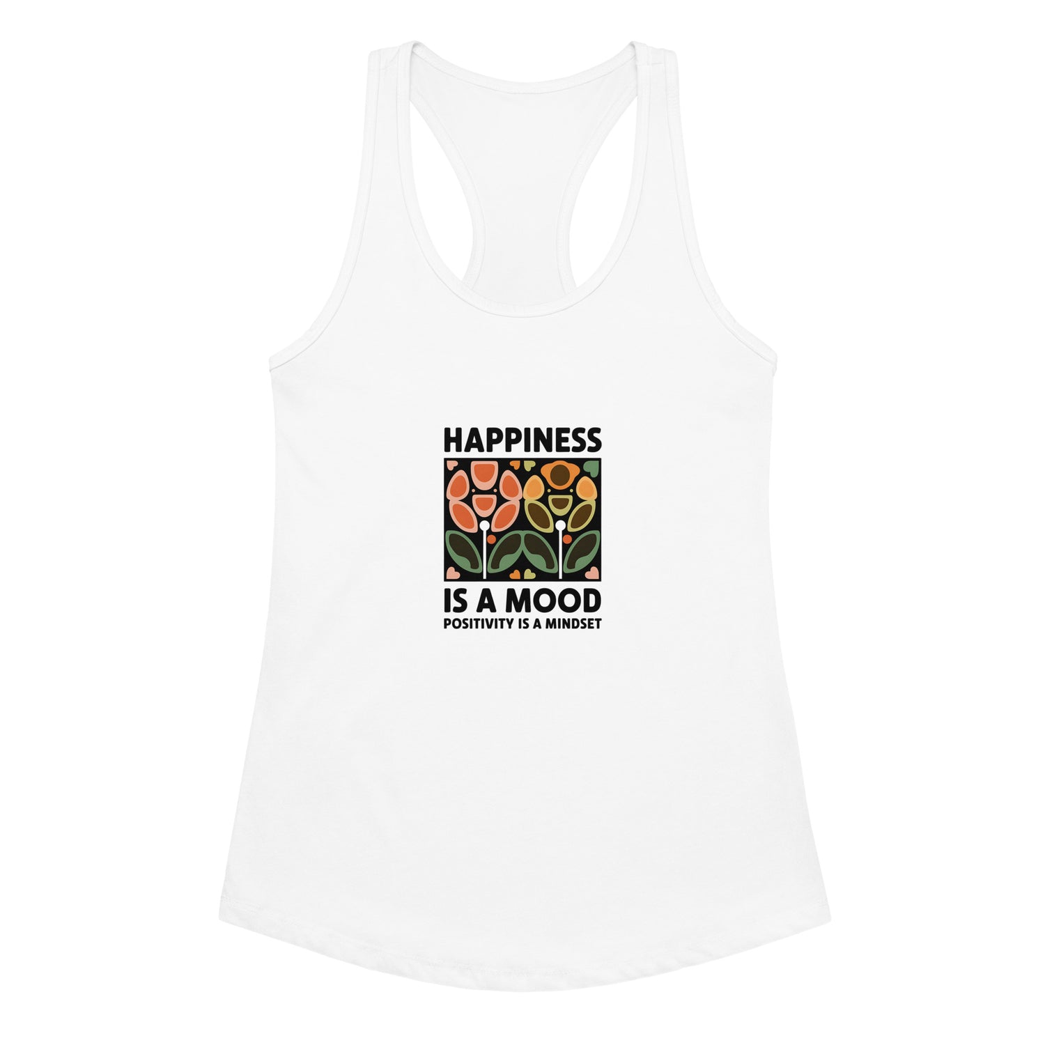 womens fitted racerback tank top