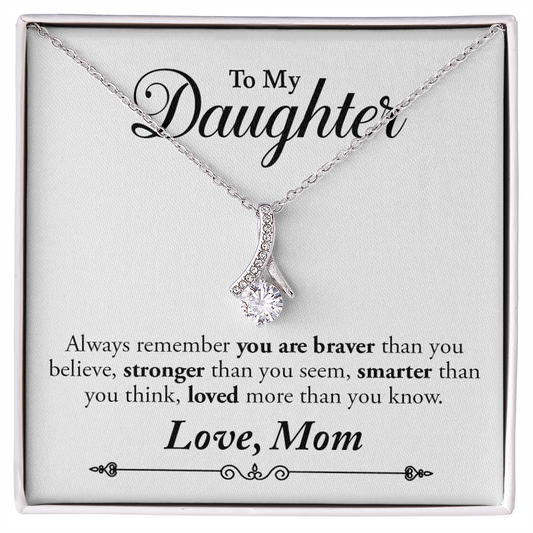 To My Daughter - Alluring Beauty Necklace